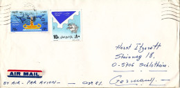 Egypt Cover Sent Air Mail To Germany 21-1-1993 Topic Stamps Incl. UPU - Covers & Documents