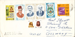 Egypt Cover Sent Air Mail To Germany 28-2-1993 Topic Stamps - Cartas & Documentos