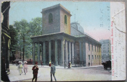 USA UNITED STATES MASSACHUSETTS BOSTON KINGS CHAPEL KARTE CARD POSTCARD CARTE POSTALE ANSICHTSKARTE CARTOLINA POSTKARTE - Atlanta