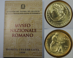 ITALIA 2000 LIRE ARGENTO 1999 MUSEO NAZIONALE ROMANO FDC - Jahressets & Polierte Platten