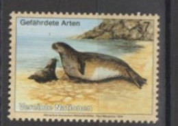NATIOS-UNIES (VIENNE) - Faune Marine : Phoques : Monachus Monachus - Protection Des Espèces Menacées " - Unused Stamps