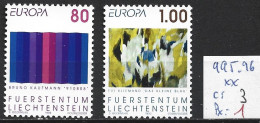 LIECHTENSTEIN 995-96 ** Côte 3 € - 1993