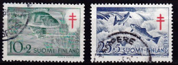 FI092B – FINLANDE – FINLAND – 1955 – ANTI-TUBERCULOSIS FUND – Y&T 426-428 USED 6 € - Gebruikt