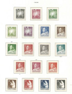 Greenland  1963-1968 Definities - Northern Lights, King Frederik IX, Icebear, 18 Stamps    ,   MNH(**) - Verzamelingen & Reeksen