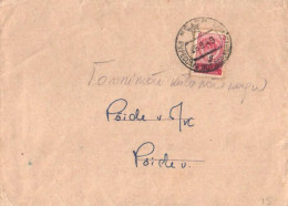 Soviet Union:USSR:Estonia:Kuressaare Cancellation, 40 Copicks Coat Of Arm, 1949 - Lettres & Documents