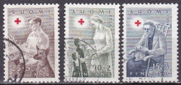 FI089 – FINLANDE – FINLAND – 1954 – RED CROSS FUND – SG 523/4 USED 8 € - Used Stamps