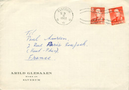 Norvège Norge 1962 Elverum Timbre Sur Enveloppe Bon état - Andere & Zonder Classificatie