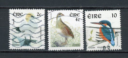 IRLANDE -  OISEAUX   N° Yvert 1022+1023+1024 Obli - Oblitérés