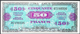 FRANCE * Billets Du Trésor * 50 Francs Drapeau * 1944 * Sans Série * Etat/Grade SUP+/XXF - 1944 Flag/France