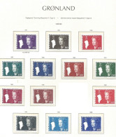 Greenland  1980-1989 Margrethe II   13 Different Stamps,   MNH(**) - Verzamelingen & Reeksen