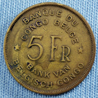 Congo Belge • 5 Francs 1947 • Prince Charles • [24-085] - 1945-1951: Regency