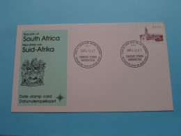 RSA Republic Of SOUTH AFRICA / SUID-AFRIKA 1983 Simonstad ( Date-stamp Card > Voir / See SCAN ) Blanco Rug ! - Otros & Sin Clasificación