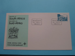 RSA Republic Of SOUTH AFRICA / SUID-AFRIKA 1983 Matjiesfontein ( Date-stamp Card > Voir / See SCAN ) Blanco Rug ! - Otros & Sin Clasificación