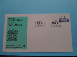 RSA Republic Of SOUTH AFRICA / SUID-AFRIKA 1985 ISRAPHIL Tel Aviv ( Date-stamp Card > Voir / See SCAN ) Blanco Rug ! - Otros & Sin Clasificación