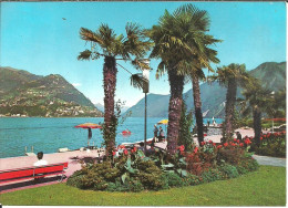 Lugano Paradiso (Ticino, Svizzera) Quai Et Jardins, Lungolago E Giardini, Lake Promenade And Gardens - Paradiso