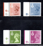 UK, GB, Great Britain, Regional Issue, North Ireland, MNH, 1984, Michel 41 - 44, Queen Elizabeth - Irlande Du Nord
