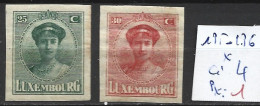 LUXEMBOURG 135-36 * Côte 4 € - 1914-24 Marie-Adelaide