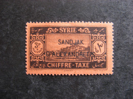 Alexandrette. TB Timbre-Taxe N° 4, Neuf X. - Unused Stamps