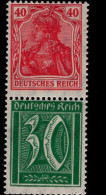 Deutsches Reich S 29 Germania / Ziffern MNH Postfrisch ** Neuf - Carnets & Se-tenant