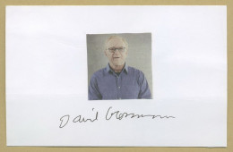 David Grossman - Écrivain Israélien - Carte Signée + Photo - 2017 - Schriftsteller