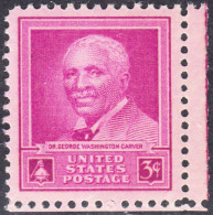 !a! USA Sc# 0953 MNH SINGLE W/ Right & Left Margins - George Washington Carver - Ongebruikt