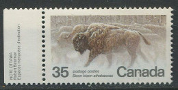 Canada:Unused Stamp Buffalos In Snow, 1981, MNH - Rodents