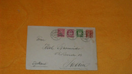 ENVELOPPE ANCIENNE DE 1929./ CACHETS LODINGEN NORVEGE + TIMBRES X4 DONT 1 POST FRIMERKE - Brieven En Documenten