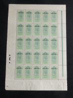 HAUTE-VOLTA - 1922-26 - N°YT. 25 - 10c Vert - Bloc De 25 Bord De Feuille - Neuf Luxe ** / MNH - Unused Stamps