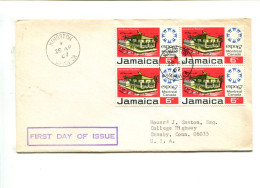 JAMAIQUE Expo Universelle - Affranchissement Sur Lettre FDC Expo 67 Montréal Canada - 1967 – Montreal (Kanada)