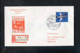 "BERLIN" 1962, Mi. 230 Mit "LOCHUNG/PERFIN" FDC (80014) - 1948-1970