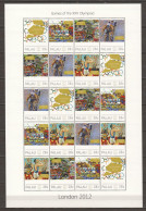 Palau - MNH Large Sheet MNH SUMMER OLYMPICS LONDON 2012 - Eté 2012: Londres