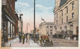 Looking North On 11 Th Avenue Towards Scarth Street , Regina, Sask.  Carte RARE - Regina