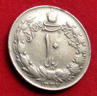 Iran 10 Rials 1958 / 1337 KM# 1177 Lt 445 *VT Irão Persia Persien Rial - Irán