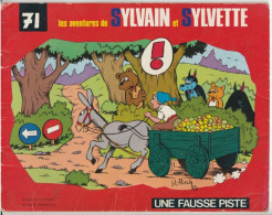 SYLVAIN ET SYLVETTE N° 71 " UNE FAUSSE PISTE " ALBUMS-FLEURUS  DE 1975 - Sylvain Et Sylvette