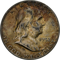 États-Unis, Half Dollar, Franklin Half Dollar, 1952, U.S. Mint, Argent, TTB - 1948-1963: Franklin