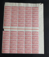 SPM - 1922-28 - N°YT. 111 - Goeland 30c Rose Et Rouge - Bloc De 50 Bord De Feuille - Neuf Luxe ** / MNH - Ongebruikt