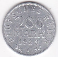 République De Weimar 200 Mark 1923 A Berlin , En Aluminium - 200 & 500 Mark