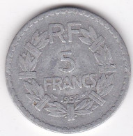 5 Francs Lavrillier 1952 . Aluminium - 5 Francs