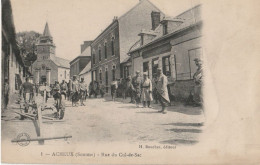 ACHEUX-EN-AMIENOIS  -  Rue Du Cul-de-Sac ( Café De Le Renaissance ) - Acheux En Amienois