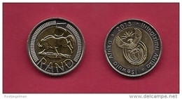 SOUTH AFRICA,  2013,  Circulated Coin 5 Rand, Wildebeest, C1460 - Zuid-Afrika