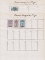Lot 4 Timbres Haut Sénégal Et Niger 1906 1914 Neuf Avec Charnière - Autres & Non Classés
