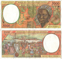 Chad / 2.000 Francs / 1995 / P-603P(c) / XF - Chad