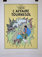 Sérigraphie Hergé Tintin - L'Affaire Tournesol (scène De La Fuite) - Ed. Limitée Escale Paris Casterman 1500 Ex.- 1987 - Serigraphien & Lithographien