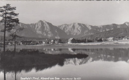 E4231) SEEFELD - Tirol - Abend Am See - Tolle Alte FOTO AK - Seefeld