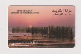 KUWAIT - Fish Traps At Sunset GPT Magnetic  Phonecard - Kuwait