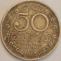 Ceylon - 50 Cents 1965, KM# 132 (#3420) - Autres – Asie