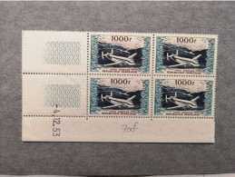 Coin Daté PA 33 ** Du 4.12.53 Neuf Avec Gomme - Airmail