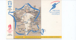 Parcours De La  FLAMME OLYMPIQUE     De !992   Alberville - Used Stamps