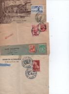 Vieilles Enveloppes 1944  A 1947 Obliterees - Gebruikt