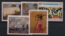 POLYNESIE - 1970 - Poste Aérienne PA N°YT. 40 à 44 - Tableaux - Série Complète - Neuf Luxe** / MNH - Ungebraucht